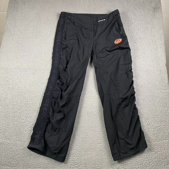 Vintage Adidas Pants 2004 Red Logo Laurel Wreath Monogram Logo Y2K Hip Hop - Picture 1 of 13